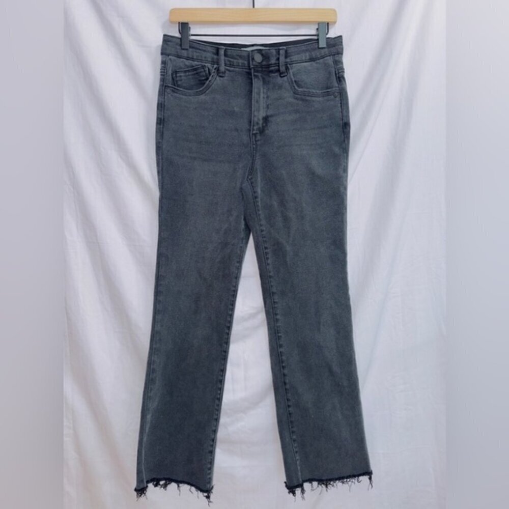 Wit & Wisdom Black Wash Denim High Rise Stretch Waist Kick Boot Jean size 6